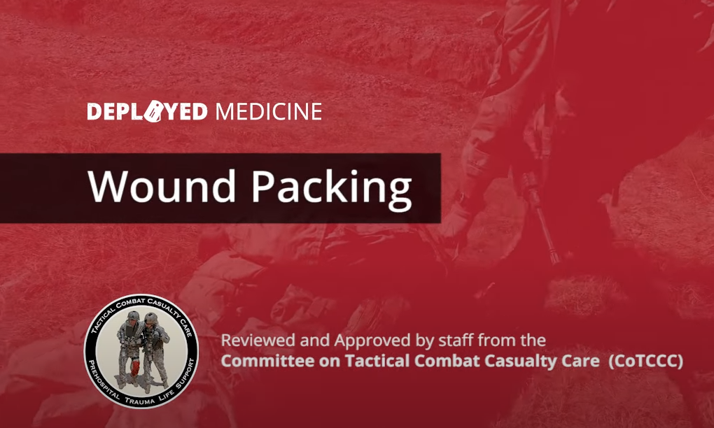 How to pack a wound